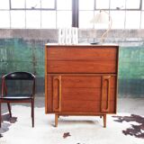 Vintage 5-drawer dresser Lane Burlwood 1960s