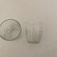 Set of 2 glasses with chissed water