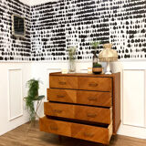 Vintage chest of drawers bobbin feet