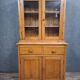 Two-body antique buffet in solid pine – glazed dresser – country style