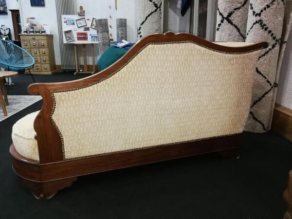 Méridienne Époque Restauration En Acajou