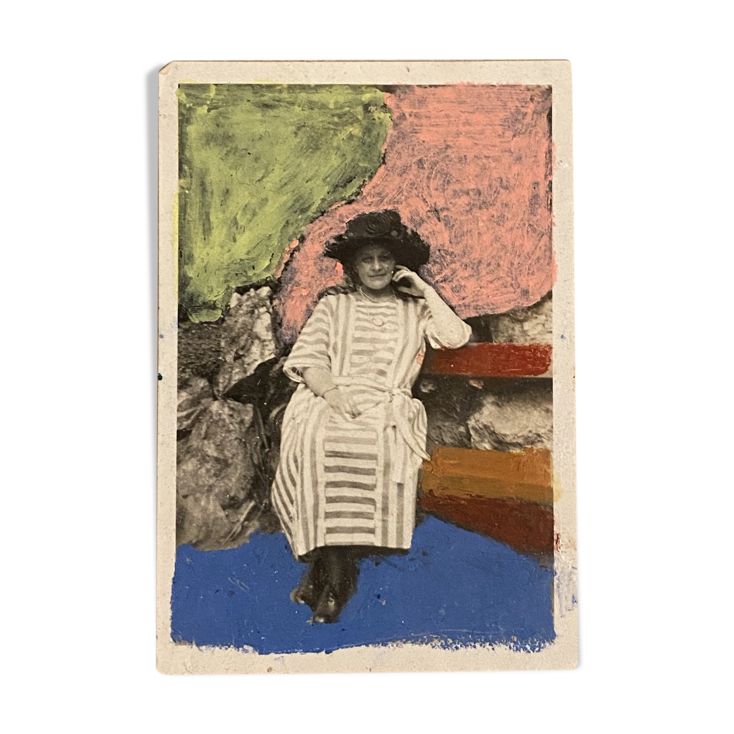 bold pastels in old photo - Brighton 1921