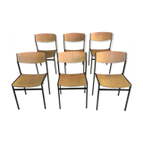 ♻️ Set of 6 chairs designed by designer Gijs van der sluis.