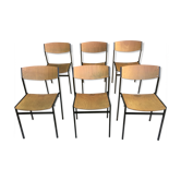 ♻️ Set of 6 chairs designed by designer Gijs van der sluis.