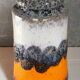 Vase céramique FAT LAVA écume grise vintage