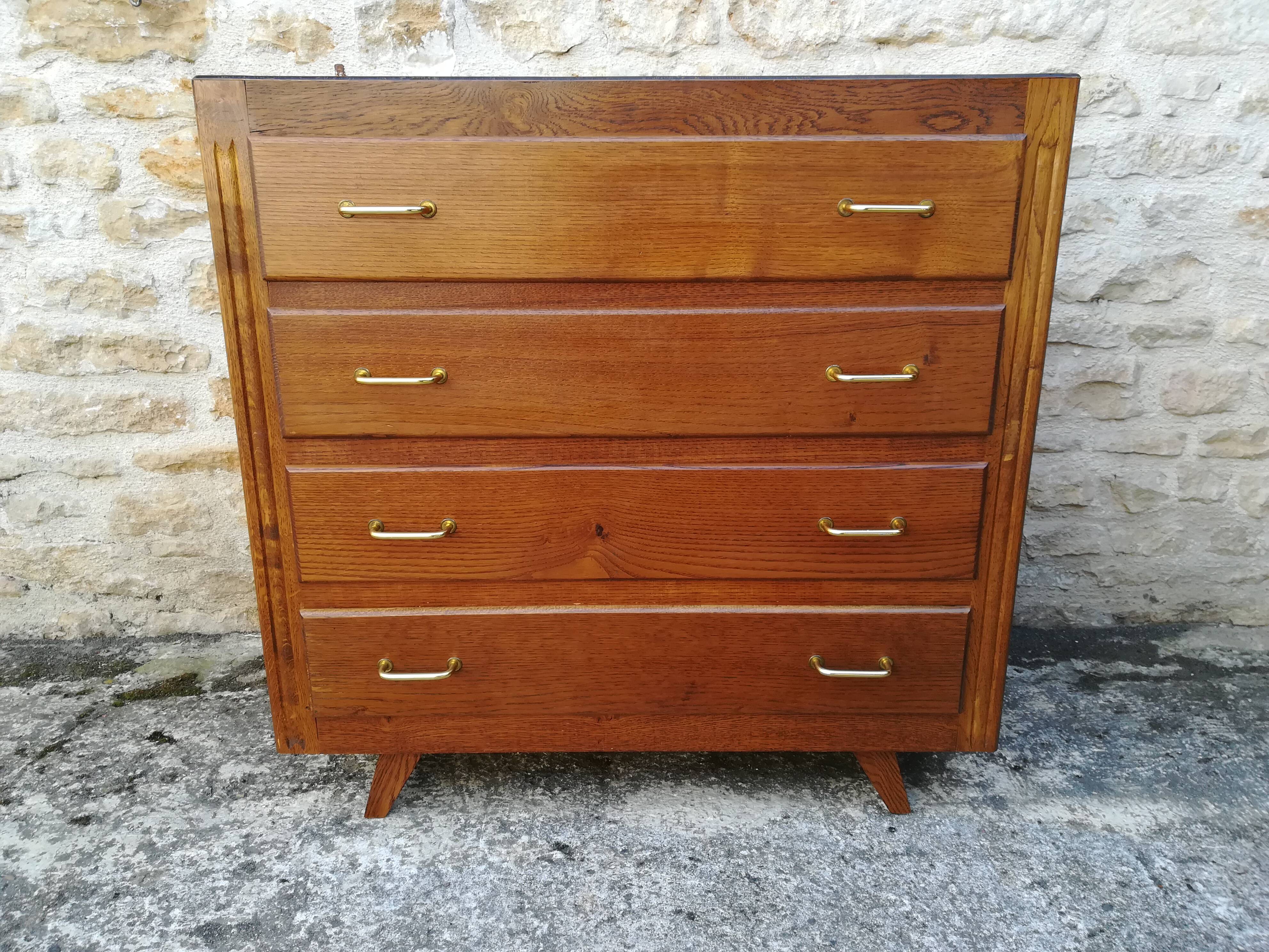 Commode vintage en chêne