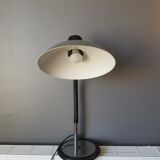 Large vintage chrome table lamp Aluminor - Rare XXL format - 70s