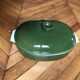 Cocotte verte vintage Émile henry