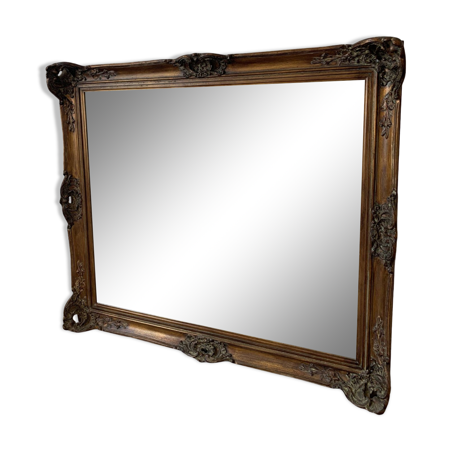 Old beveled mirror 123x142cm