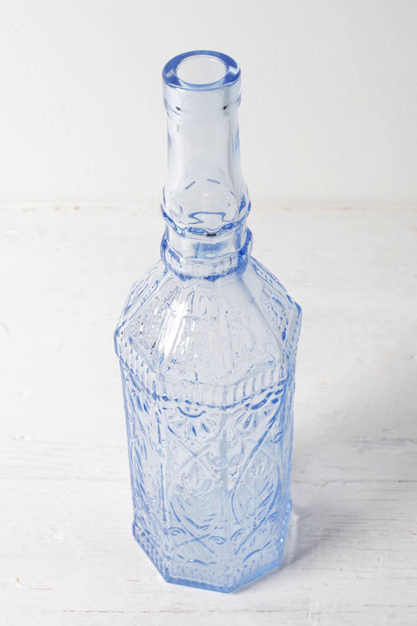 Vintage Light Blue Bottle / Country Home Fiesole Bottle 720ml / Bormioli