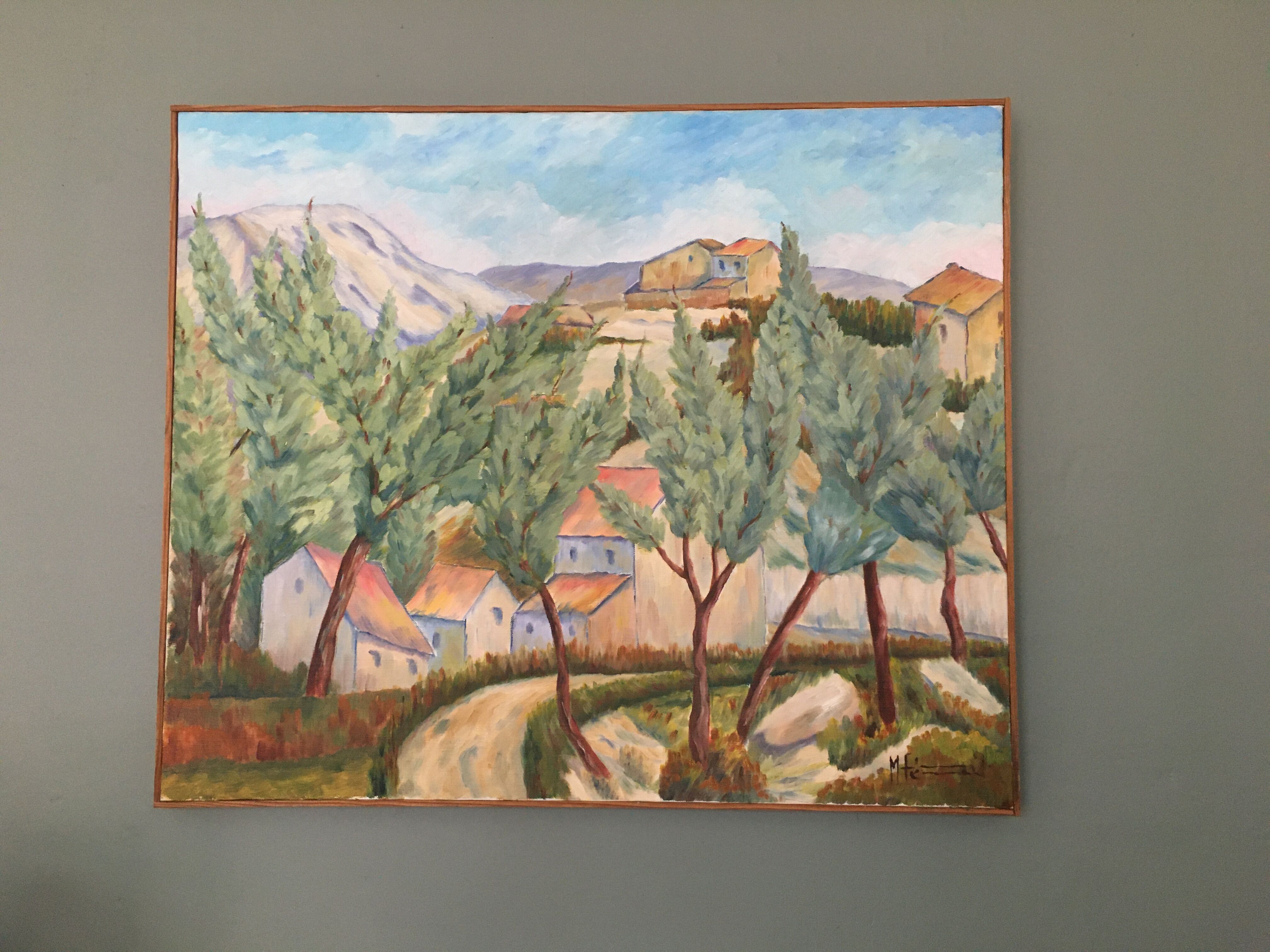 Huile sur toile