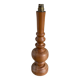 Wooden lamp foot turned vintage 1970
