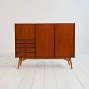 Buffet danois en teck et acajou, années 1950