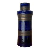 Vase bouteille de poterie d'atelier allemand du milieu du siècle avec couvercle par Cornelsen Kindermann, années 1960