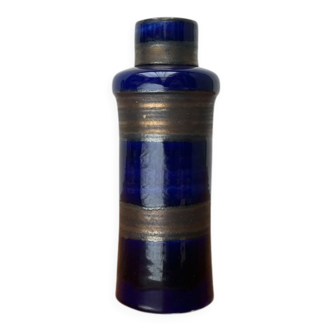 Mid-century German studio pottery bottle vase with lid by Cornelsen Kindermann, 1960s.