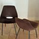 Pair of chairs by Pierre Guariche – French modernism, 1960s