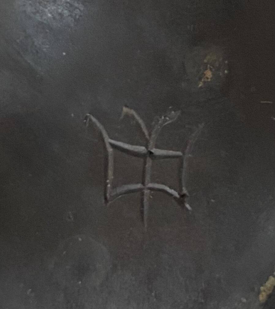 Ancient Chinese bronze tripod vase