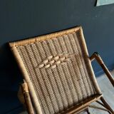 Wicker armchair
