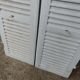 Old wooden shutters louvers 2 leafs