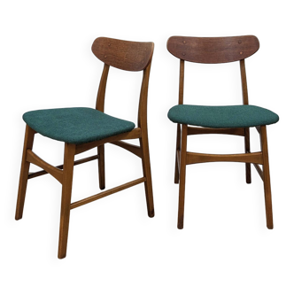 Green Scandinavian chairs
