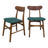 Green Scandinavian chairs