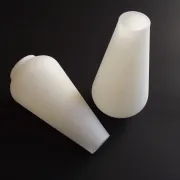 Pair Vintage Opaque White Glass Replacement Shades Chandeliers/Wall Lights