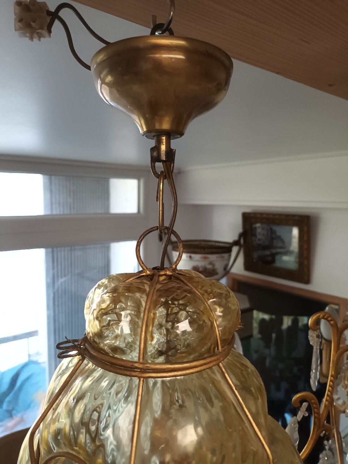 Lantern chandelier