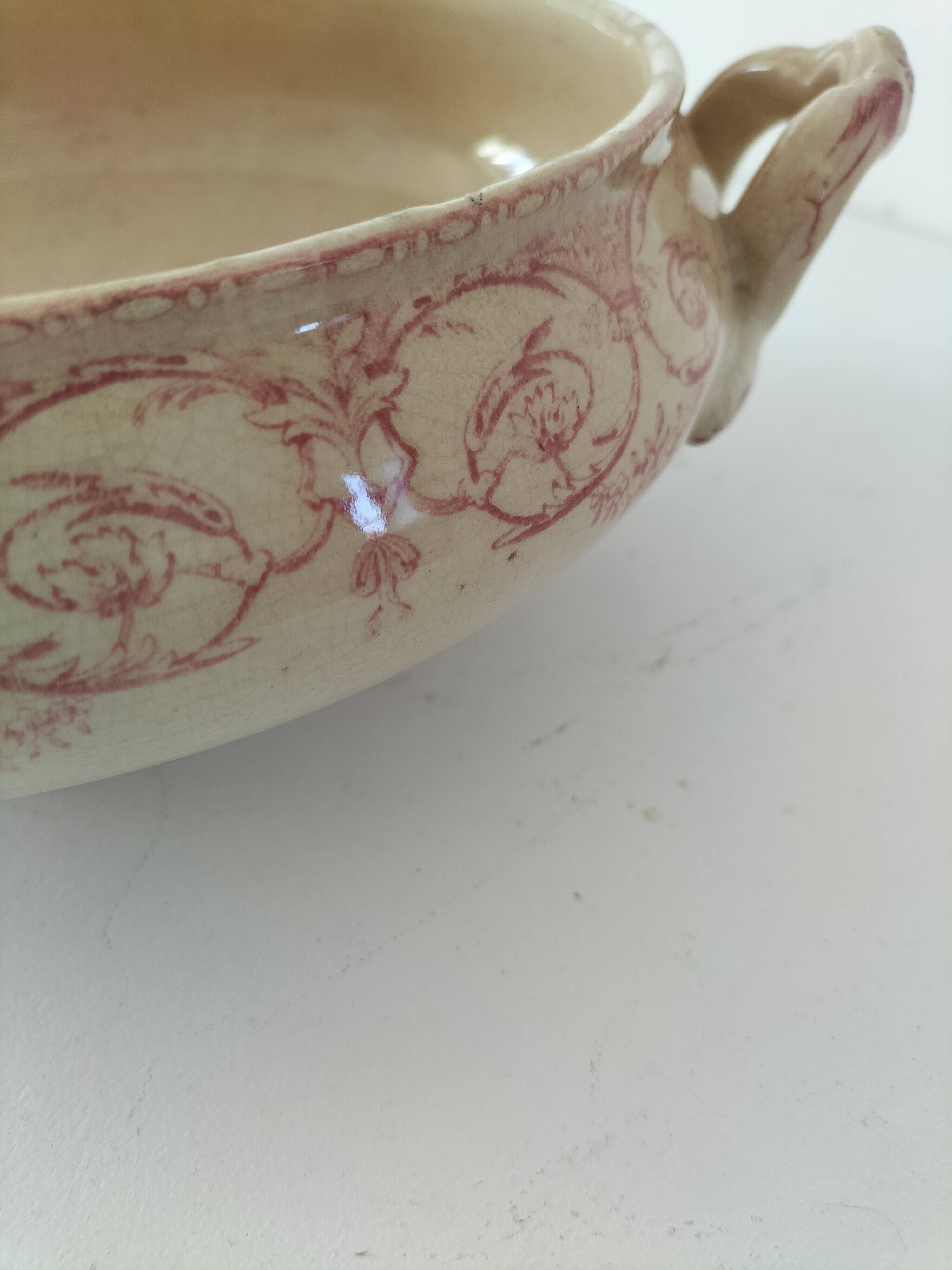 Vegetable dish Dubarry - Creil and Monterau 1880-1900