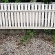 Metal and wood outdoor bench