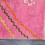 Incredible Moroccan pink rug, Beni Ourain rug 150/250cm