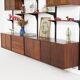Modular shelving by Poul Cadovius, rosewood, 1970s
