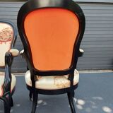 Pair of armchairs Napoleon III