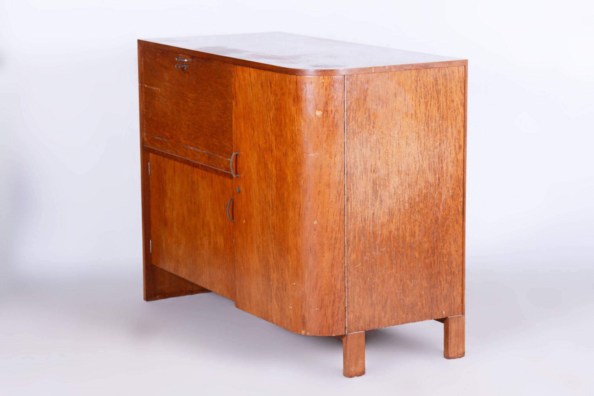 Restored Art Deco Sideboard, Palisander, Revived Polish, France, 1920s