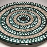 Plat rond R.P. Robert Picault Vallauris vintage