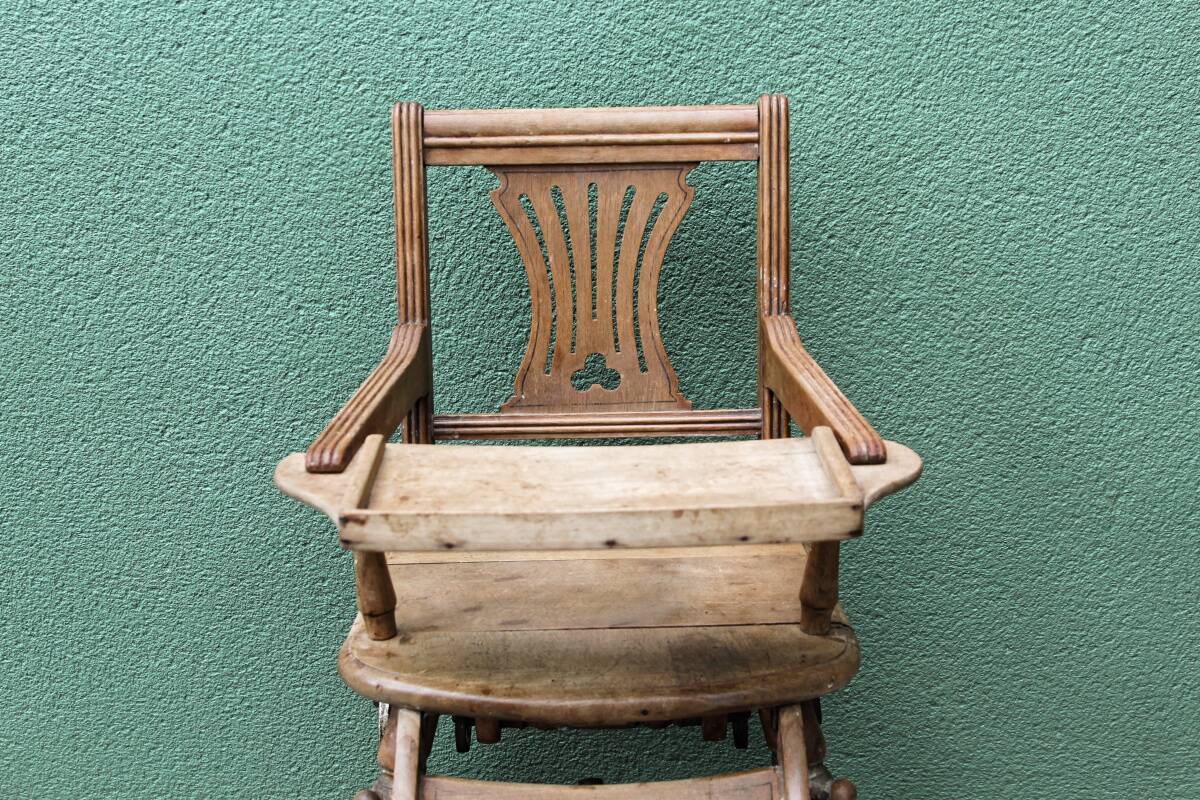 Baby high chair, early 20th century