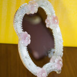 Venetian mirror Ongaro e Fuga Italy, Murano glass mirror, table mirror or wall mirror