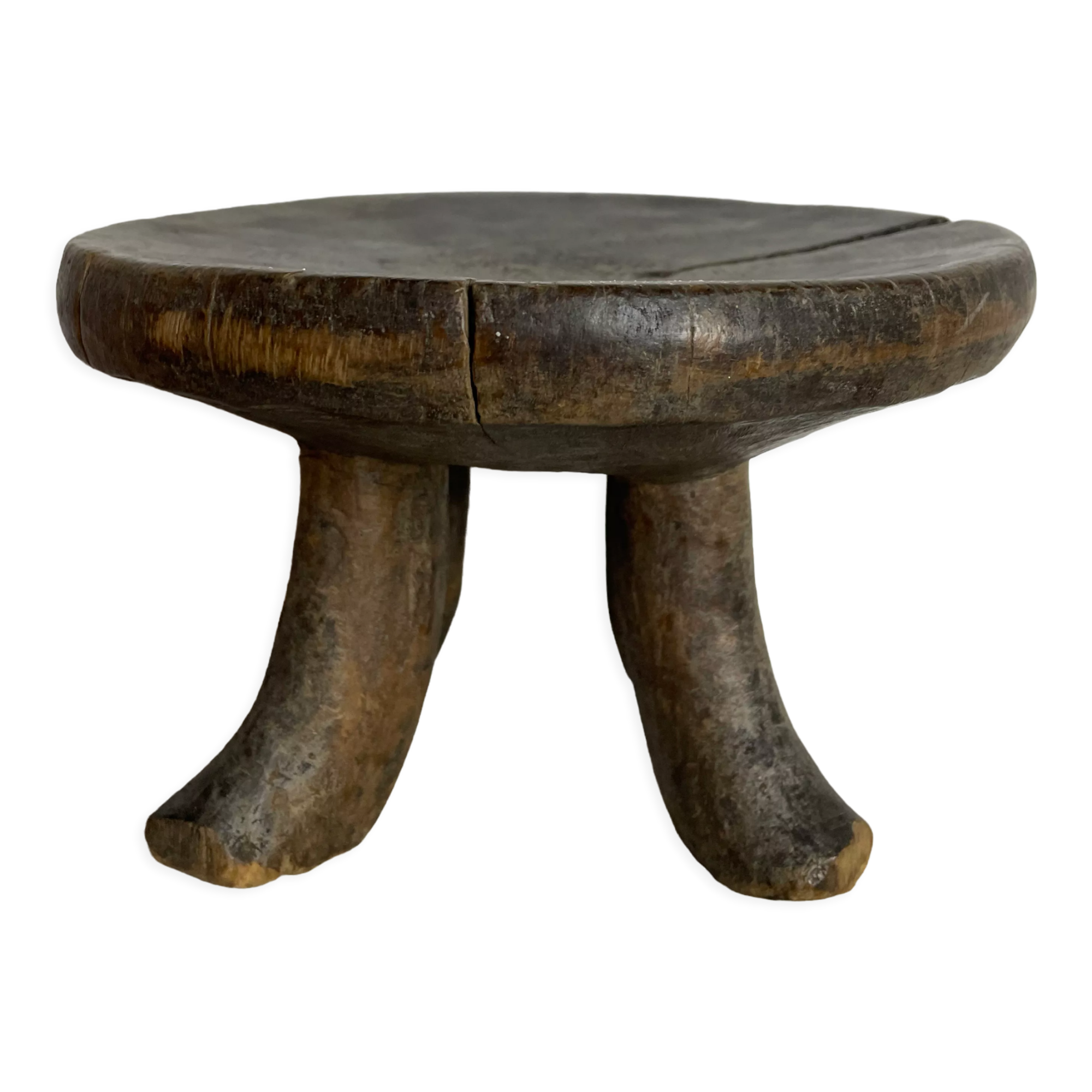 Antique african harness stool