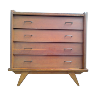 Commode années 60 pieds compas