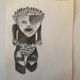 Dessin Sculpture Africaine Manbila Cameroun