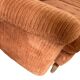 Vintage brown ribbed two-seater canapé / daybed / sofa