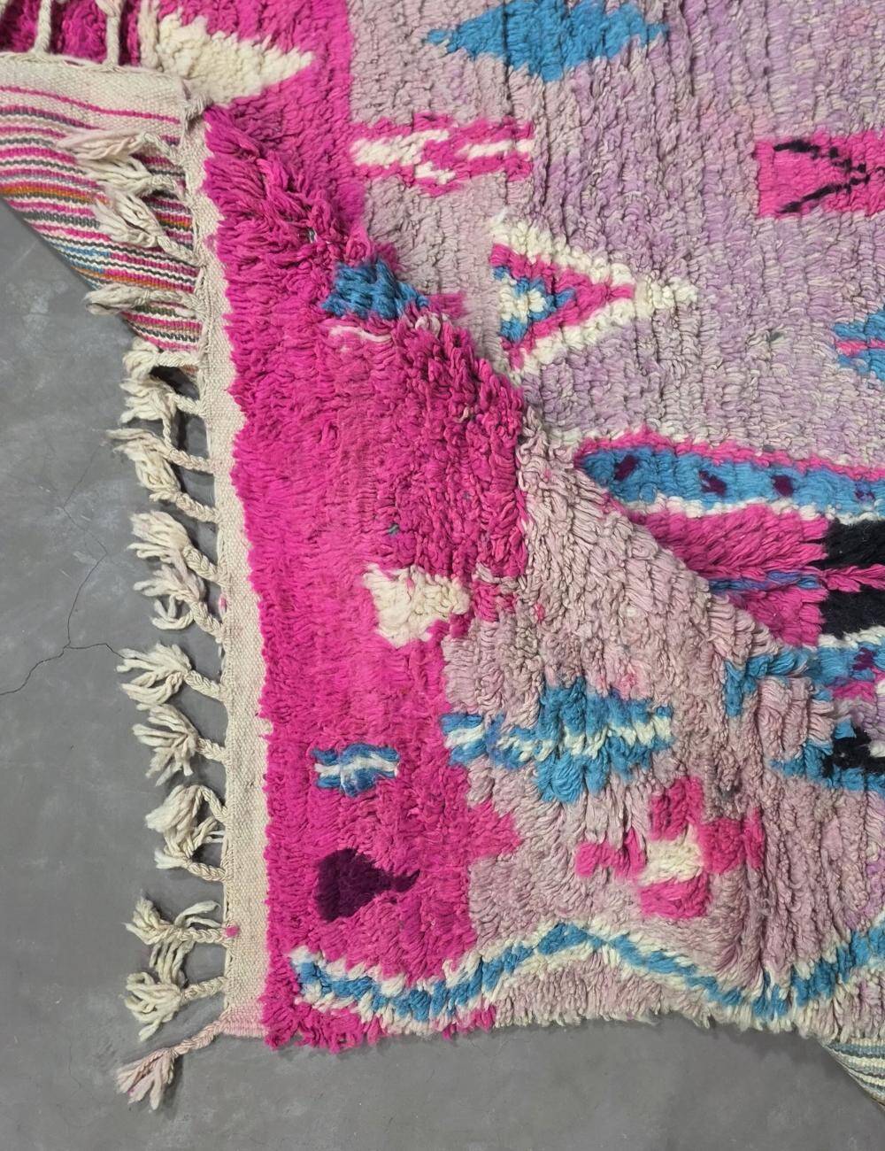 Tapis Marocain Violet - 296 x 172 cm