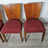 Art Deco Style Dining Chairs by Jindrich Halabala