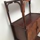 Library Vintage bamboo shelf colonial style