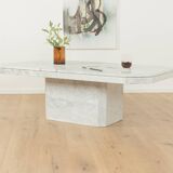 1980s marble coffee table