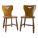 A pair of Swedish dining chairs 1950's