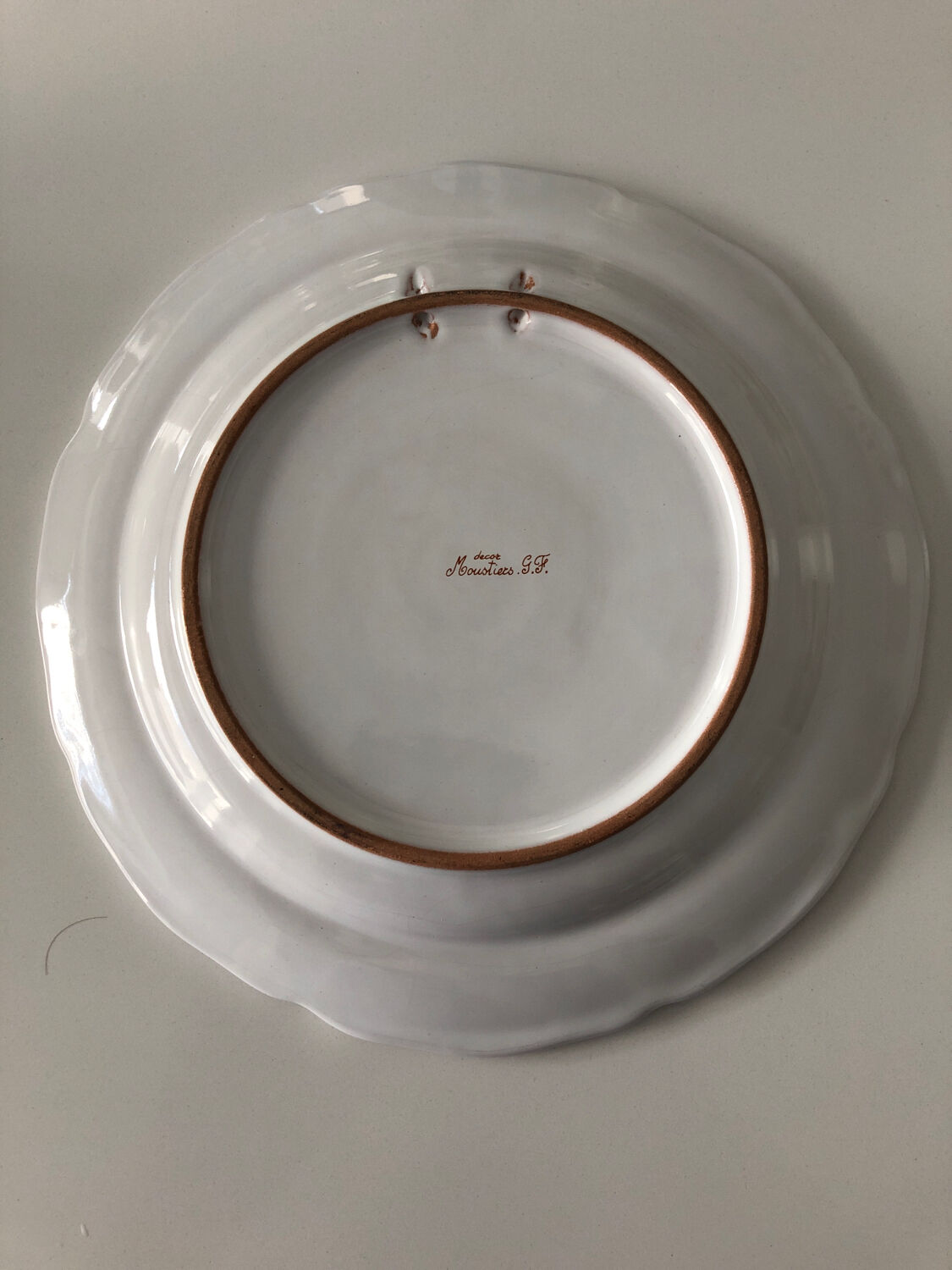 Moustiers ceramic plate
