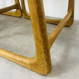 6 Baumann Bémol sled chairs in cane