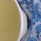 Plat à gâteau Villeroy et Boch jaune et blanc
