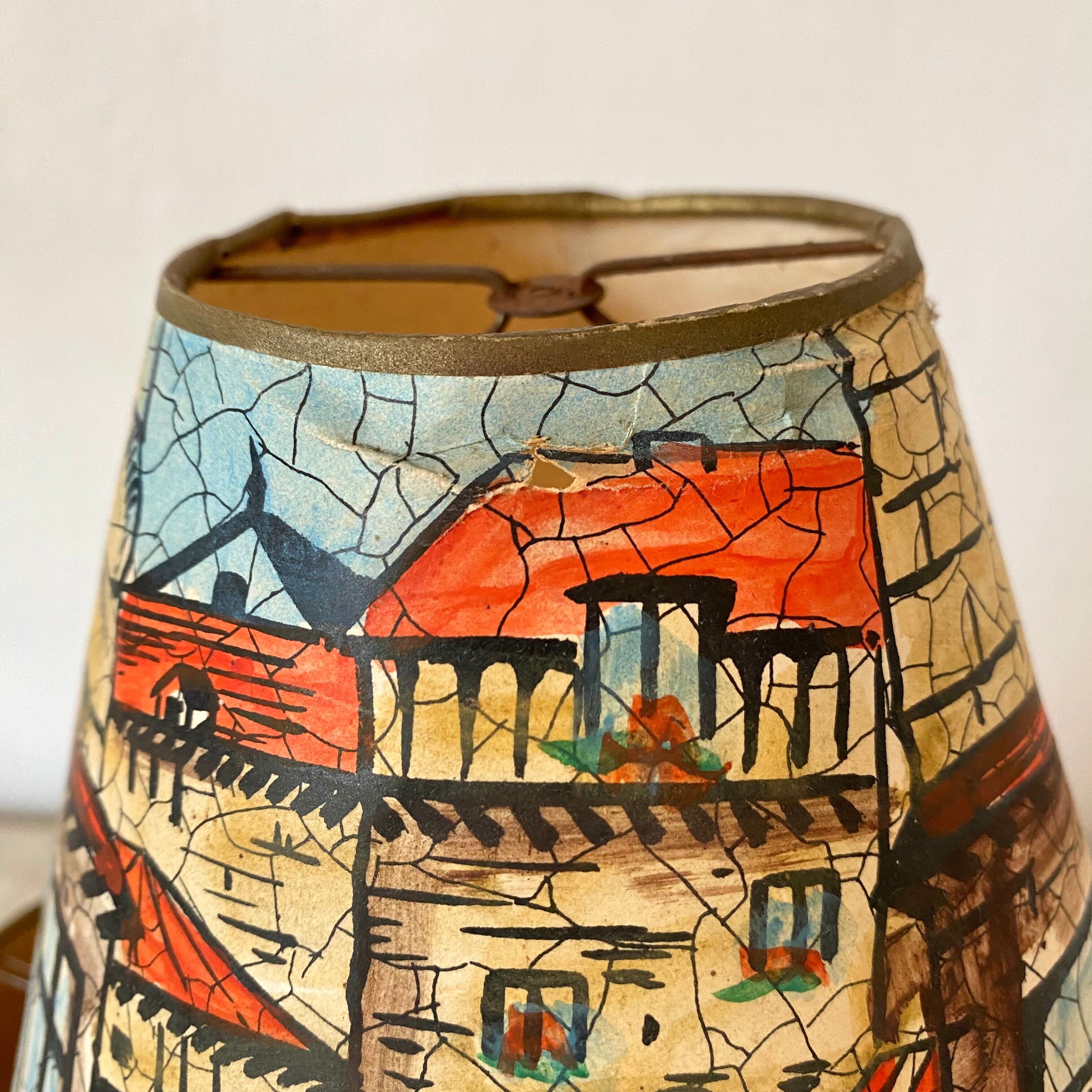Antique offal hand-painted décor