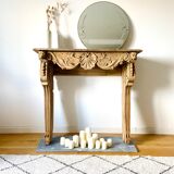 Oak fireplace mantle XIX